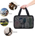 Moyad Mesh Shower Caddy Portable Toiletry Tote Gym Bag for College Dorm Bathroom (Black Large)...