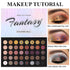 Professional Neutral Eyeshadow Makeup Palette, 40 Pigmented Matte Shimmer Warm Eye Shadows, Naked Nudes Rose Gold Smoky Brown Pressed Powder Palle...