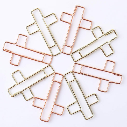 Mr. Pen- Cross Paper Clips, 35 Pack (Gold and Rose Gold Color), Bible Paper Clips, Journaling Paper Clips, Bible Study Supplies, Christian Journal...