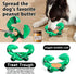 Dog Toys for Aggressive Chewers,Nylon Crab Durable Dog Toy for Medium Large Dogs, Bacon Flavor Interactive Dog Toys for Boredom,Green...