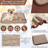 Pet Dog Cooling Bed Mats,Self Cooling Pet Dog Cool Mat Pads for Dogs Cats Indoor and Outdoor (Blue, Coffee)...