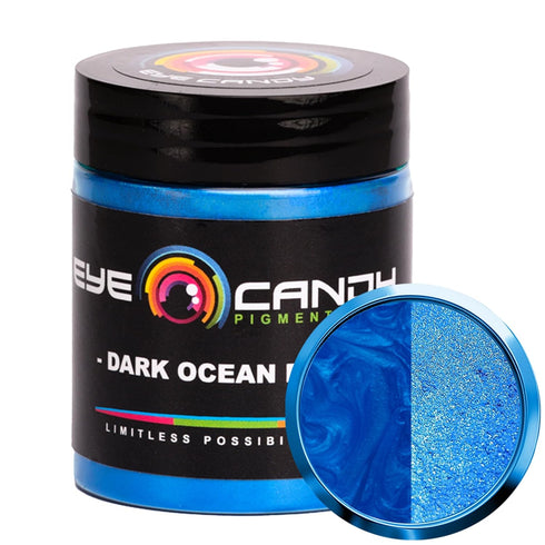 Eye Candy Premium Blue Mica Powder Pigment | Multipurpose DIY Arts and Crafts Additive | Acrylic, Natural Bath Bombs, Resin, Paint, Epoxy, Soap, N...