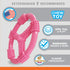 Nylabone Spin Tug & Play Pink Puppy Chew Toy for Teething - Puppy Supplies - Peanut Butter Flavor, Medium/Wolf (1 Count)...