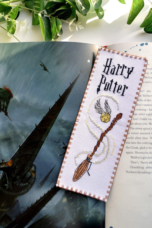 Cross Stitch Kit “Quidditch” - Hand Embroidery Bookmark......