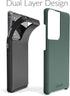 Crave Dual Guard for Galaxy S21 Ultra Case, Shockproof Protection Dual Layer Case for Samsung Galaxy S21 Ultra, S21 Ultra 5G (6.8 inch) - Forest G...