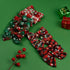 JIAHANG Christmas Hair Bow Clips in Pairs, Festival New Year Floral Printed Alligator Clips with Snowflake 10PCS for Baby Girls Toddlers School Gi...