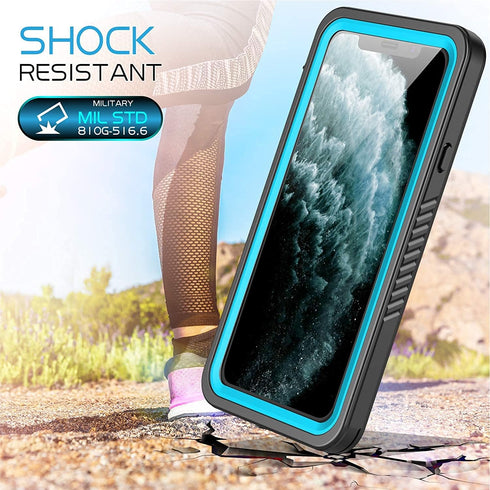 Compatible with iPhone 11 Waterproof Case, Built-in Screen Protector Full-Body Rugged Bumper Sealed Cover Shockproof Dustproof Waterproof Case for...
