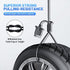 4 Way Trailer End Connector Wire 10 Feet Jacketed Cable, Heavy Duty 18AWG 4 Pin Trailer Light Plug Color-Coded Pure Copper, Trailer-Side Male End ...