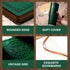 CAGIE Leather Vintage Journal for Men Soft Cover Lined Pages Notebook 180 Lay Flat for Writing Travel Diary, 5.7'' x 8.3'', Dark Green...