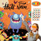Halloween Party Games Pin Eye on The Monster Game Reusable Pin The Monster Halloween Party Favor Supplies for Kids Girls Boys...