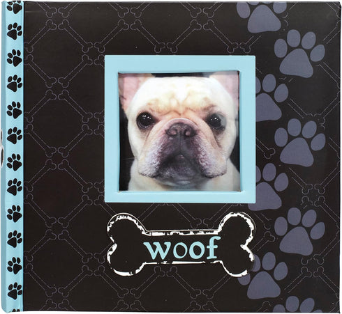 Malden International Designs Woof Photo Album, 80-4x6, Blue...