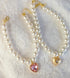 Pearl Cat Collar Dog Collar Rhinestone Necklaces for Small Dogs Collar Accessories Pet Collar (Small, Pink)...