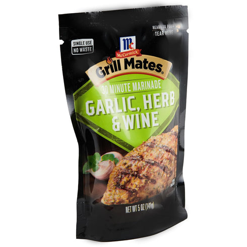 McCormick Grill Mates Garlic, Herb & Wine 30 Minute Marinade, 5 oz (Pack of 6)...
