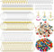 DRWATE Earring Making Kit with 740 PCS Beading Hoop Earring Finding Component Accessories Hooks Jump Rings Loop Earring Backs Beads and Charms for...