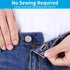 12PCS Button Extenders for Jeans, Pants Waist Button Extender for Women Men, 3 Colors Pant Waistband Expander, Pants Waist Extension 1-1.4 Inches...