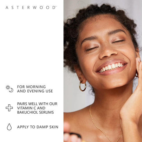 ASTERWOOD Niacinamide Serum for Face - Anti-Aging, Pore Minimizing, Hydrating - Vitamin B3 Facial Serum - with Hyaluronic Acid - Tone, Texture - 1...