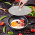 Homestia Grease Splatter Screen for Frying Pan Available in 10"/11.5"/13" with Fold Flat Knob Fine Mesh Cooking Splash Guard Skillet Splatter Shie...