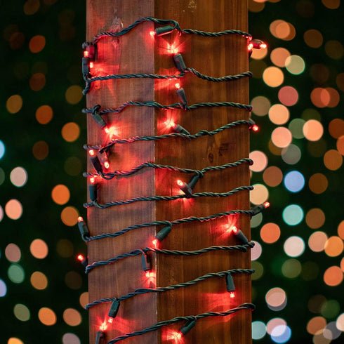 Novelty Lights 34FT 100 LED Christmas String Lights, Tree Lights Indoor Outdoor Commercial Grade LED Mini Light Set With 40,000 Hours Rating, Chri...