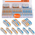 54PCS Lever Wire Connectors, 1 to 1 Inline Electrical Lever Wire Connectors kit for Quick Connect, pushin Compact Splicing Lever Wire Connectors, ...