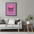 Posterizer 1 pcs-Skull Art Print-Cute Pink Girly Aesthetic Poster-Abstract & Modern Art-Girls room art-Gifts for Women-decor for Girls, Teens Bedr...