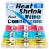 90Pcs Heat Shrink Wire Connectors Electrical Kit - Oiojuct Marine Automotive Wiring Crimp Terminals Assortment, Waterproof Ring Electrical Butt Co...