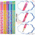 Outus 40 Pieces Scented Pencils with Eraser HB Pencils Graphite Pencil Cylinder Wood Pencils with Fruit Elements School Stationery Party Reward Su...