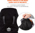 Ergodyne - 16840 Winter Hard Hat Liner, Thermal Fleece Lining, Chin Length, N-Ferno 6840,Black...