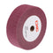uxcell 150mm x 50mm 320 Grit Non-Woven Polishing Burnishing Wheel Nylon Wire Drawing Abrasive Flap Wheel for Stainless Steel Copper Red...