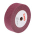 uxcell 150mm x 50mm 320 Grit Non-Woven Polishing Burnishing Wheel Nylon Wire Drawing Abrasive Flap Wheel for Stainless Steel Copper Red...