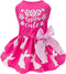 Fitwarm Eggstra Cute Dog Easter Outfit, Bunny Dog Dress, Holiday Dog Clothes for Small Dogs Gril, Pet Cat Clothing, Hot Pink, Small...