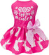 Fitwarm Eggstra Cute Dog Easter Outfit, Bunny Dog Dress, Holiday Dog Clothes for Small Dogs Gril, Pet Cat Clothing, Hot Pink, Small...
