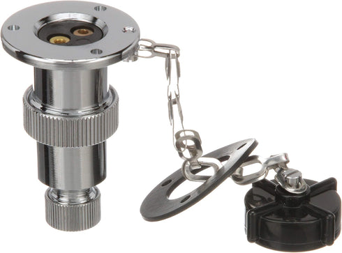 Seachoice 10161 Deck Connector – Watertight Fitting – 1-1/2 Inch Flange Diameter – 3 Amps at 12V...