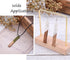 Beadthoven 18pcs/9 Pairs Natural Wood Resin Rectangle Bar Charms Bohemian DIY Earrings Pendants Mixed Colors Vertical Bar Wooden Pieces Pendants f...