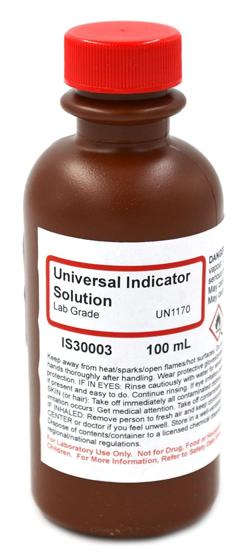 Innovating Science Lab-Grade Universal Indicator Solution, 100mL - The Curated Chemical Collection...