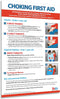 ZOCO – Choking First Aid Poster – Heimlich Maneuver Chart for Infant, Child, Adult – Laminated 12x18 – Restaurant Safety Sign, School Nurse or Wor...