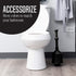 JS Jackson Supplies Professional Bellows Accordion Toilet Plunger, High Pressure Thrust Plunge Removes Heavy Duty Clogs from Clogged Bathroom Toil...