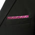 S&W SHLAX&WING Mens Pocket Square Geometric Purple Yellow XL Large...