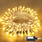 150 LED Christmas String Lights 49 FT, 8 Modes Plug in Waterproof Fairy Lights with Timer, Warm White Christmas Lights for Bedroom Party Wedding I...