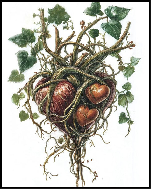 Posterizer 1 pcs-cute Valentine's Day heart poster card-Romantic Art-Holiday Poster Collection-Gift for Couples boyfriend girlfriend Husband Wife-...