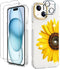 BAISRKE Clear Case Design for iPhone 15 Plus 6.7 inch, with 2 Pack Screen Protectors + 1 Pack Camera Lens Protector Slim Shockproof Women Cute Bum...