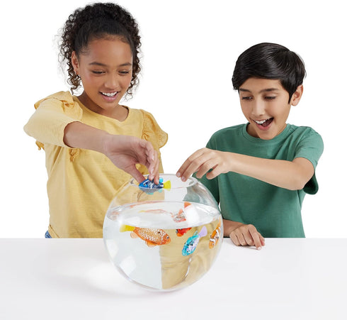 Robo Alive Robo Fish Robotic Swimming Fish (Teal + Orange) by ZURU Water Activated, Changes Color, Comes with Batteries, Amazon Exclusive (2 Pack)...