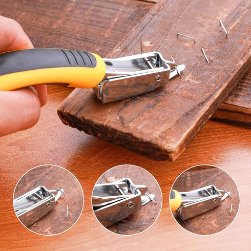 2PCS Upholstery and Construction Staple Remover with Tack Puller Tool, Nail Puller, Carpet Remover, for Removing Various Staples for Furniture, Fl...