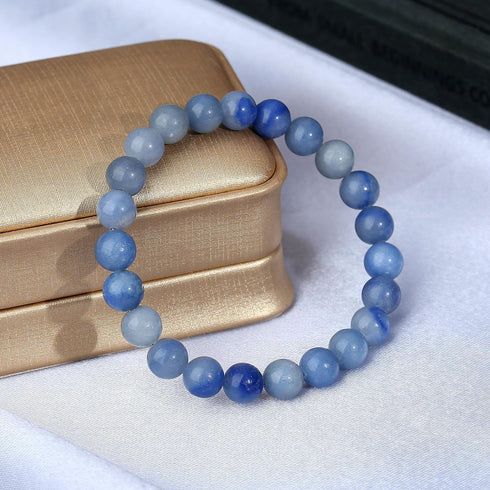 MAIBAOTA Healing Crystal Bracelet for Women Men, 8 mm Natural Stone Beaded Bracelets, Jewelry Birthday Gifts, Round Gemstones Stretch Bracelet...