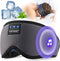 Sleep Headphones Wireless Bluetooth, TOPOINT Eye Mask for Sleeping with Microphone Handsfree, Silk Sleep Mask for Side Sleepers Men Women (Black)...