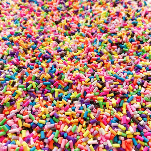 EHOPE 50G Fake Sprinkles Polymer Sprinkles Resin Sprinkles Clay Sprinkles for Resin Nail Art Slices Fake Candy Sprinkles for Nail Art DIY Crafts C...