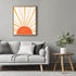 Posterizer 1 pcs-Boho Minimalist Abstract Sunshine-Abstract & Modern Art-Gift for Nature, Surfers and Beach Lovers - Chic Home and Kitchen Decor -...