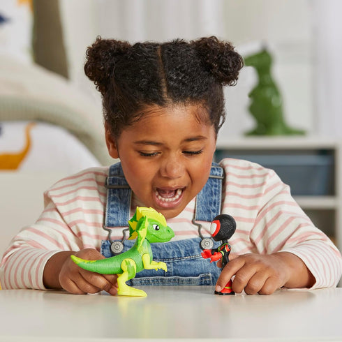 Spidey and his Amazing Friends Marvel Dino-Webs, Miles Spin Morales & Marvel's Electrosaurus Action Figures, Super Hero Toys for Kids Ages 3 and U...