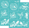 OLYCRAFT 2 Pcs Silk Screen Stencils Bird Pattern Self-Adhesive Silk Screen Printing Stencil Branch Reusable Mesh Transfer for Painting on Wood, DI...