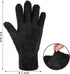 Bencailor 6 Pairs Microfiber Dusting Gloves, Dusting Cleaning Gloves Microfiber Gloves for Plants House Blinds Car Dust Mitt (Black,Medium)...