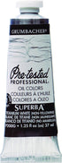 Grumbacher Pre-Tested Oil Paint, 37ml/1.25 oz., Superba White (P200G)...